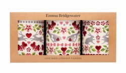 Love Birds - Set of 3 Round Caddies - Emma Bridgewater - LOV2900